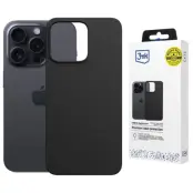 3MK iPhone 16 Pro Mobilskal MagSafe Silikon Hardy - Grafit