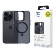 3MK iPhone 16 Pro Mobilskal MagSafe Smoke Stativ - Svart