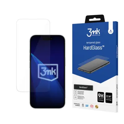 3mk iPhone 16 Pro/17/17 Pro Härdat Glas Skärmskydd - Clear