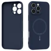 ABEEL iPhone 16 Pro Skal MagSafe Liquid Silicone Mörkblå