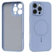 ABEEL iPhone 16 Pro Skal MagSafe Sky Blue Liquid Silicone