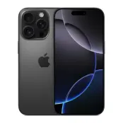 Apple iPhone 16 Pro - 8GB RAM - 128GB - Svart Titan