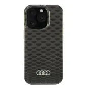 Audi iPhone 16 Pro Mobilskal MagSafe IML Stitching - Svart