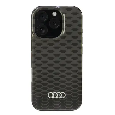 Audi Mobilskal till iPhone 16 Pro MagSafe IML Stitching - Svart