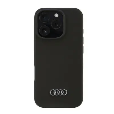 Audi Mobilskal till iPhone 16 Pro Silikon - Svart