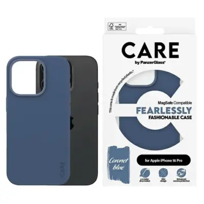 CARE By PanzerGlass iPhone 16 Pro Mobilskal MagSafe Fashion - Blå