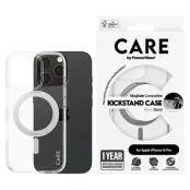 CARE By PanzerGlass iPhone 16 Pro Mobilskal MagSafe Kickstand - Silver