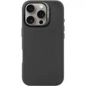 Decoded Leather Back Cover MagSafe (iPhone 16 Pro) - Blå
