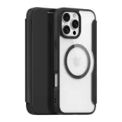 Dux Ducis iPhone 16 Pro Plånboksfodral Magsafe Skin X Pro - Svart