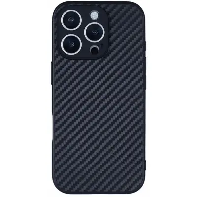 Trolsk Skal med Kolfibermönster (iPhone 16 Pro)