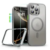 ESR iPhone 16 Pro Mobilskal Magsafe Classic Pro Set Halolock - Grå