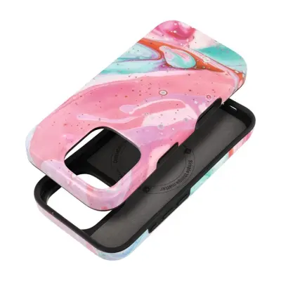 Forcell iPhone 16 Pro Mobilskal MagSafe Mirage - Rosa Marble