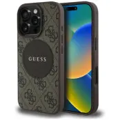Guess iPhone 16 Pro Mobilskal MagSafe 4G Circle - Brun