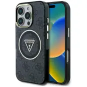 Guess iPhone 16 Pro Mobilskal Magsafe Glitter - Svart