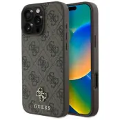 Guess iPhone 16 Pro Mobilskal MagSafe HC PU 4G Small Classic - Brun