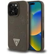 Guess iPhone 16 Pro Mobilskal MagSafe Hot Stamp Peony Triangle