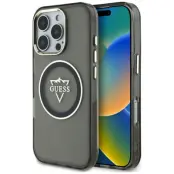 Guess iPhone 16 Pro Mobilskal MagSafe IML Mountain Logo - Svart