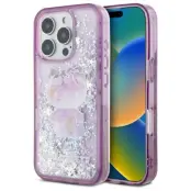 Hello Kitty iPhone 16 Pro Mobilskal Liquid Glitter 50TH Anniversary