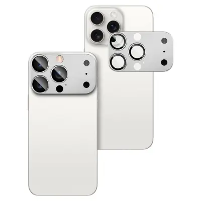 Imak iPhone 16 Pro Härdat Kameralinsskydd (Silver)