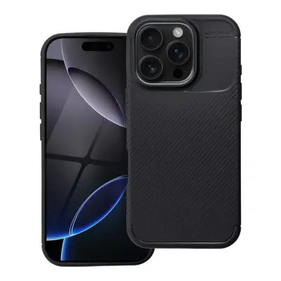 iPhone 16 Pro Mobilskal Carbon Premium - Svart