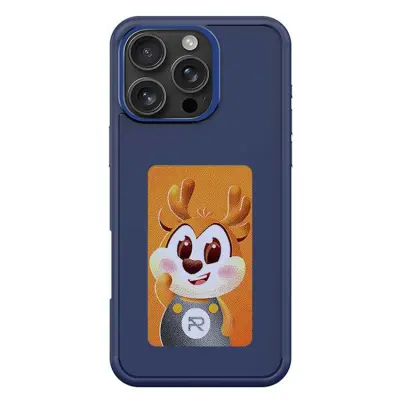 iPhone 16 Pro Mobilskal E Ink 4-Color Display - Blå