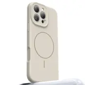 iPhone 16 Pro Mobilskal Magafe med Camera Touch Control - Vit