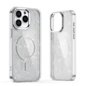 iPhone 16 Pro Mobilskal Magsafe Glitter - Vit