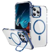 iPhone 16 Pro Mobilskal MagSafe Kickstand - Blå