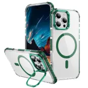 iPhone 16 Pro Mobilskal MagSafe Kickstand - Grön