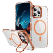 iPhone 16 Pro Mobilskal MagSafe Kickstand - Orange