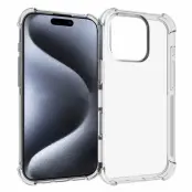 iPhone 16 Pro Mobilskal ShockProof TPU - Transparent