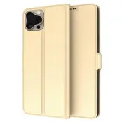 iPhone 16 Pro Plånboksfodral Shockproof (Guld)
