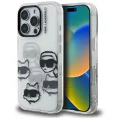 Karl Lagerfeld iPhone 16 Pro Mobilskal IML Multi K&C Head - Transparent