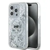 Karl Lagerfeld iPhone 16 Pro Mobilskal MagSafe Glitter Karl Head