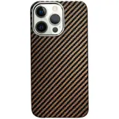 KZDOO iPhone 16 Pro Mobilskal Aramid Fiber - Brun