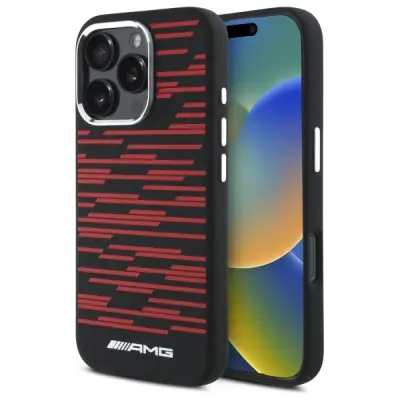 Mercedes Mobilskal till iPhone 16 Pro MagSafe AMG Silikon Graphics