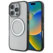 Mercedes iPhone 16 Pro Mobilskal Magsafe Printed Logo - Clear