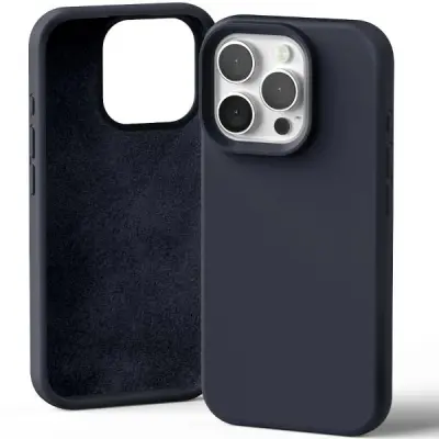 Mercury Mobilskal till iPhone 16 Pro Silikon - Navy