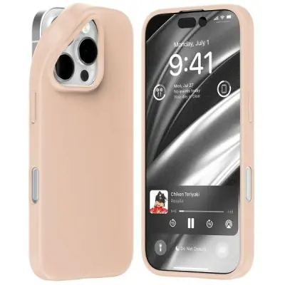 Mercury Mobilskal till iPhone 16 Pro Soft - Rosa Sand