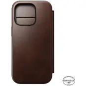Nomad Modern Horween Leather Folio (iPhone 16 Pro) - Olde Dublin