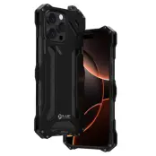 R-JUST iPhone 16 Pro Skal Aluminium Legering Svart