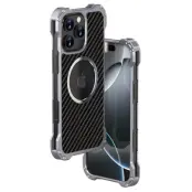 R-JUST RJ-51 iPhone 16 Pro Skal MagSafe PC + Aluminium Alloy Svart