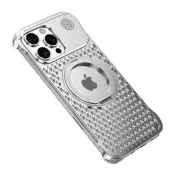 R-JUST RJ64 iPhone 16 Pro Skal Aluminium Silver Cooling Case