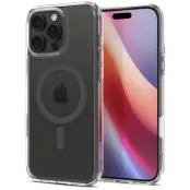 Spigen Ultra Hybrid T MagFit (iPhone 16 Pro) - Transparent/svart
