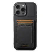 SUTENI iPhone 16 Pro Mobilskal Korthållare Litchi Läder