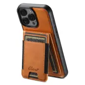 SUTENI iPhone 16 Pro Mobilskal MagSafe Korthållare H17 - Khaki