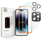 Tech-Protect [3-Pack] iPhone 16 Pro Härdat Glas Skärmskydd Supreme