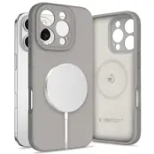 Tech-Protect iPhone 16 Pro Mobilskal Magsafe Liquid Silikon - Grå