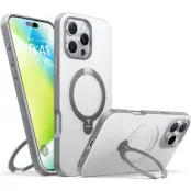Torras iPhone 16 Pro Mobilskal Magsafe Ringhållare - Titanium Grå