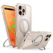 Torras iPhone 16 Pro Mobilskal Magsafe Ringhållare - Transparent
